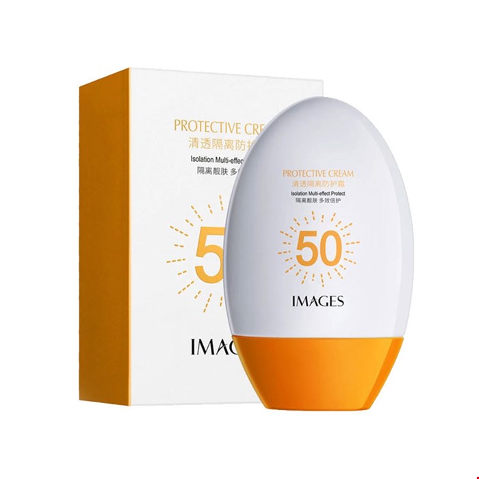 کرم ضد آفتاب بدون رنگ ایمجز -  SPF 50 مدل Protective مناسب انواع پوست